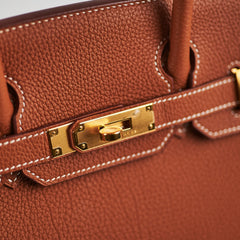 Hermes Birkin 30 Gold Togo - T Stamp (2015)