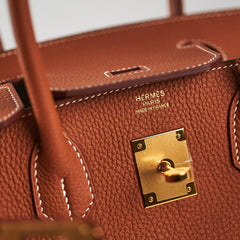 Hermes Birkin 30 Gold Togo - T Stamp (2015)