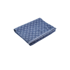 Louis Vuitton Blue Wool Scarf