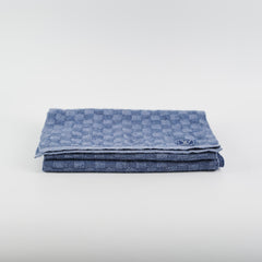 Louis Vuitton Blue Wool Scarf