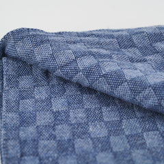Louis Vuitton Blue Wool Scarf