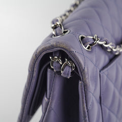 Chanel Jumbo Double Classic Flap Purple