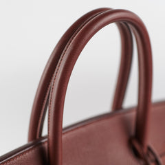 Hermes Birkin 35 Fjord Dark Brown Stamp A Square