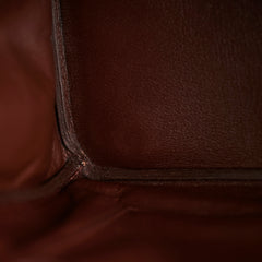 Hermes Birkin 35 Fjord Dark Brown Stamp A Square