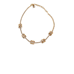 Chanel Gold Gem Logo Chocker Costume Jewellery