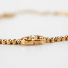 Chanel Gold Gem Logo Chocker Costume Jewellery