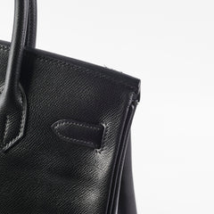 Hermes Birkin 30 Noir Epsom - Square G (2003)