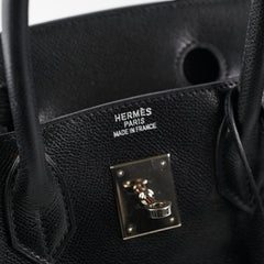 Hermes Birkin 30 Noir Epsom - Square G (2003)