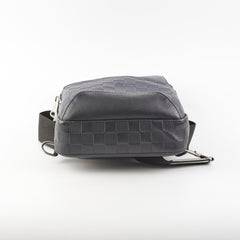 Louis Vuitton Avenue Men's Sling Bag Damier Ebene Navy