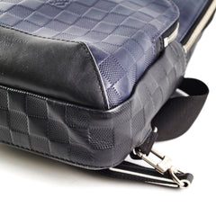 Louis Vuitton Avenue Men's Sling Bag Damier Ebene Navy