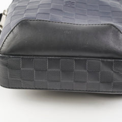 Louis Vuitton Avenue Men's Sling Bag Damier Ebene Navy