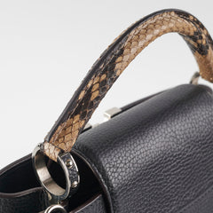 Louis Vuitton Capucine BB Python Handle Black