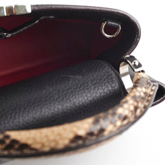 Louis Vuitton Capucine BB Python Handle Black