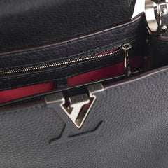 Louis Vuitton Capucine BB Python Handle Black