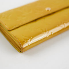 Louis Vuitton Sarah Wallet Yellow