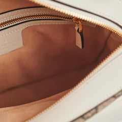 Gucci Horsebit Monogram White Crossbody