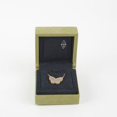 Van Cleef & Arpels VCA MOP Lucky Butterfly Pendant Necklace