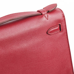 Hermes Kelly Pochette Swift Burgundy - O Square