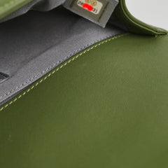 Chanel Old Medium Boy Lambskin Oilve Green