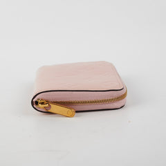 Louis Vuitton Patent Zip Around Wallet Light Pink