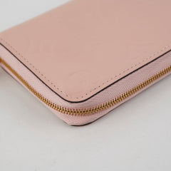 Louis Vuitton Patent Zip Around Wallet Light Pink