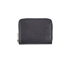Louis Vuitton Epi Zip Around Wallet Black