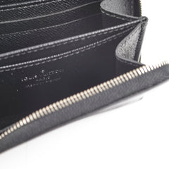 Louis Vuitton Epi Zip Around Wallet Black
