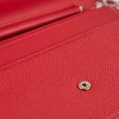 Chanel Timeless WOC Caviar Wallet on Chain Red
