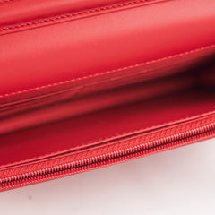 Chanel Timeless WOC Caviar Wallet on Chain Red