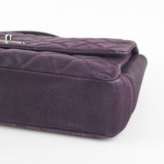 Chanel Seasonal Flap Caviar Purple