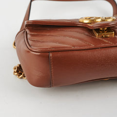 Gucci Marmont Mini Brown Shoulder Bag