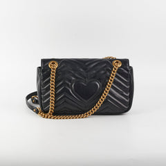 HOLD Gucci Marmont Small Black Shoulder Bag