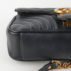 HOLD Gucci Marmont Small Black Shoulder Bag