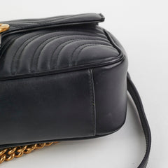 HOLD Gucci Marmont Small Black Shoulder Bag