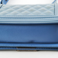 Chanel Small Boy Patent Blue