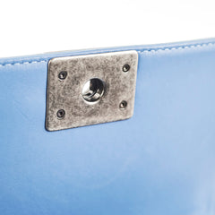 Chanel Small Boy Patent Blue