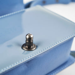 Chanel Small Boy Patent Blue