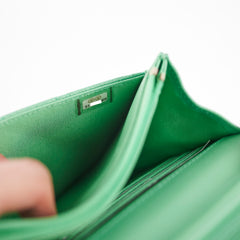 Deal of The Week - Chanel Wallet On Chain WOC Caviar Green Crossbody - Series 31