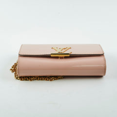Louis Vuitton Vernis Pink Wallet On Chain WOC