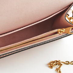 Louis Vuitton Vernis Pink Wallet On Chain WOC