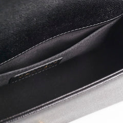 Chanel Old Medium Boy Chevron Caviar Black