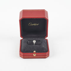 Cartier 1.3 Ct VS1 Platinum Diamonds Ring Size 48