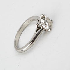 Cartier 1.3 Ct VS1 Platinum Diamonds Ring Size 48