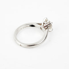 Cartier 1.3 Ct VS1 Platinum Diamonds Ring Size 48
