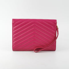 Saint Laurent Pink Clutch