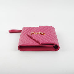Saint Laurent Pink Clutch