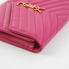 Saint Laurent Pink Clutch