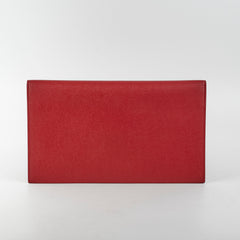 Saint Laurent Uptown Clutch Red