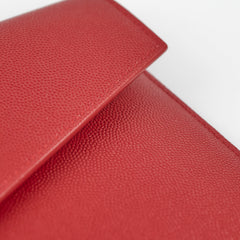 Saint Laurent Uptown Clutch Red