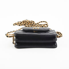 Chanel Micro Crossbody Bag Black